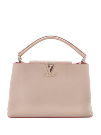 Louis Vuitton Capucines Bag Leather MM satchel - Neutrals