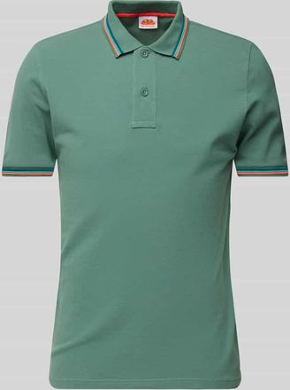 Sundek Poloshirt mit kurzer Knopfleiste Modell Brice in Dunkelgruen, Größe XXL