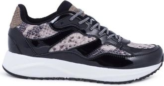 Woden Sophie Bruine Slang Sneakers - Dames - Sneakers - Veelkleurig - 39 EU - Schoenen