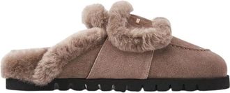 Nubikk Teddy Furry - Dames - Schoenen - Grijs - Maat: 40 EU Wol