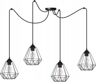 OEM L&aacute;mpara De Techo Colgante Ara&ntilde;a Spider Loft E27 Led