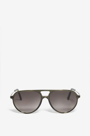 Viu Sonnenbrille aus Acetat The Charlie Khaki Palladium