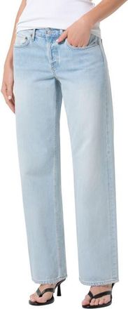 A Gold E Low Rise Loose Fit Jeans in Amplify (Light Dusty Pale Ind) at Nordstrom, Size 26