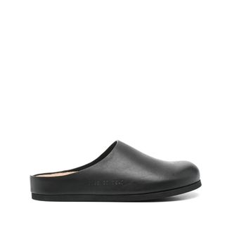 Common Projects Zwarte Rubberen Zool Merk Binnenzool Schoenen - Dames - Slip ons - Zwart - 35 EU - Schoenen