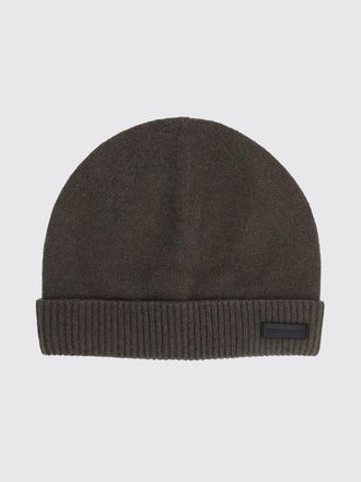Emporio Armani Pure Cashmere Ribbed-Knit Beanie Hat