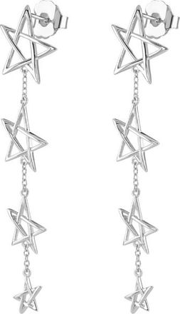 Lucy Quartermaine Quarter Sol Star Earrings in Sterling Silver at Nordstrom