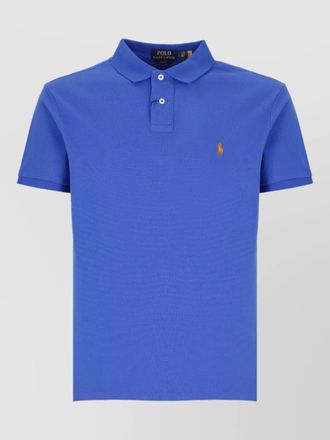 Ralph Lauren straight hem cotton polo shirt side vents