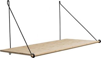 We Do Wood Loop Shelf, Eiche / Stahl schwarz