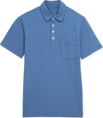 Fortela Maverick Short Sleeve Polo in Indigo Rinse at Nordstrom, Size Xx-Large Eu