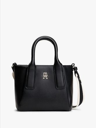 Tommy Hilfiger Essential Metallic Logo Crossbody Tote Bag