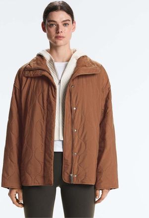 Oysho Giacca idrorepellente imbottita con fellex aerogel marrone