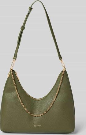 Calvin Klein Umh&auml;ngetasche in Lederoptik in Oliv, Gr&ouml;&szlig;e 1