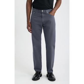 Madewell Summerweight Relaxed Taper Jeans in Industrial Blue at Nordstrom, Size 38 X 32