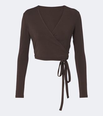 Norba Top envolvente de jersey