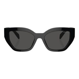 Prada Cat-Eye Zonnebril - Dames - Zonnebrillen - Zwart - 53 MM - Accessoires