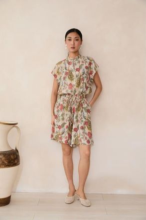 Raishma Samara Cream Playsuit at Nordstrom, Size 12 Uk