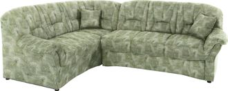 Domo Collection Ecksofa »Bahia L-Form, B/T: 256/200 cm, belastbar bis 140kg/Sitz, mit Federkern« Microfaser MELROSE, mocca