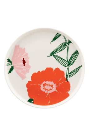 Marimekko Puutarhakutsut Salad Plate in White at Nordstrom