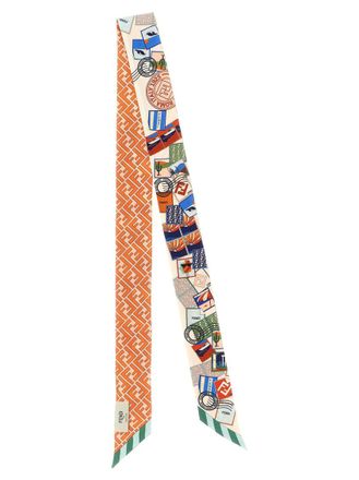 Fendi Multicolor Printed Bandana Scarf