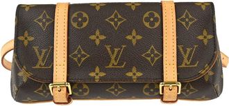 Louis Vuitton Marelle Waist Monogram Canvas Brown Canvas Handbag (Pre-Owned)