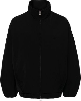 Songzio volume dart mock-neck jacket - men - Polyester/Polyester - 48 - Black