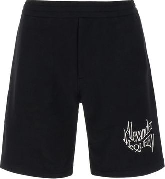Alexander McQueen Stijlvolle Bermuda Shorts voor Mannen - Heren - Korte Broeken - Zwart - M - Korte Broeken