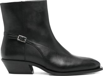 Alohas 35mm buckle-strap boots - women - Calf Leather/Calf Leather/Rubber - 41 - Black