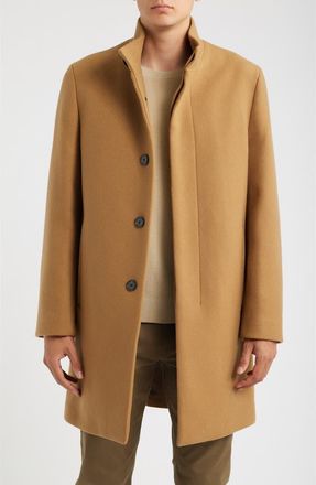 Theory Belvin Longline Coat in New Camel at Nordstrom, Size Small