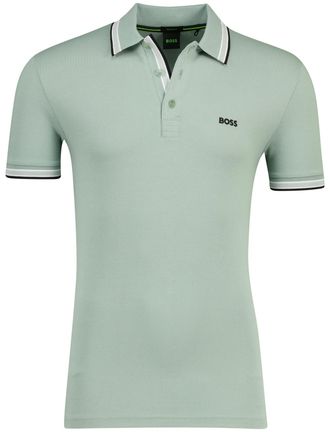 HUGO BOSS Poloshirt Boss Green paddy 3 knoops groen pique