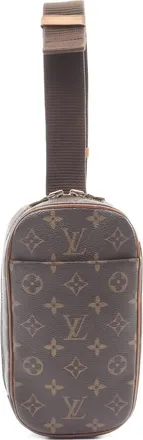 Louis Vuitton Borsa a tracolla Pochette Ganju con monogramma 2003 - Marrone