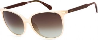 Polaroid PLD 4125/G/S 0VK6 LA White/Brown Gradient Polarized