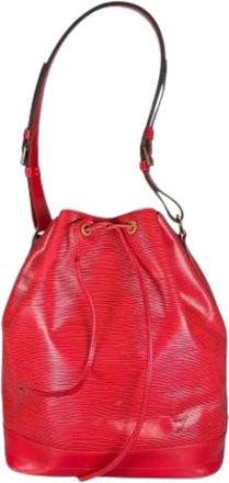 Louis Vuitton Pre-owned No&eacute; Schoudertas - Dames - Vintage Tas - Rood - ONE Size - Leer - Vintage
