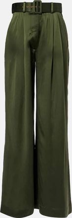 Zimmermann Pantaloni in seta a gamba larga