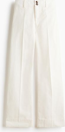H&M Hose aus Canvas - White