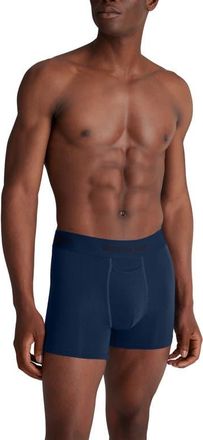 Tommy John Second Skin Luxe Rib 4-Inch Boxer Briefs in Dress Blues at Nordstrom, Size Xx-Large