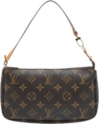 Louis Vuitton Pre-owned Shoulder Bags, female, Brown, Size: ONE SIZE Pre-owned Fabric Shoulder Bag
