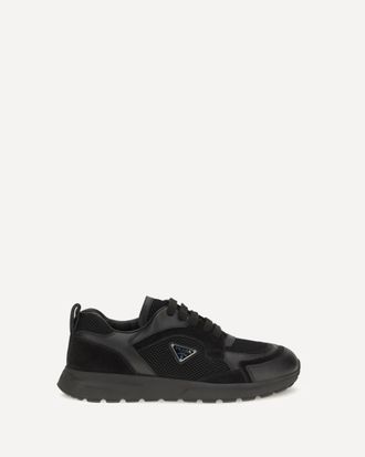 Prada Prax leather and fabric Sneakers Male 8.5