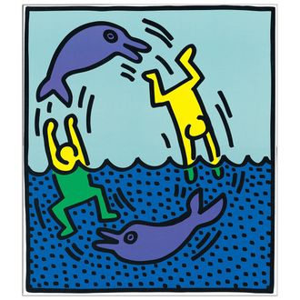 Artopweb Decorative panel, HARING - Untitled 1983 - 57x65