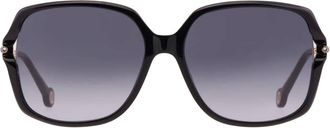 Carolina Herrera Grey Shaded Butterfly Ladies Sunglasses HER 0132/G/S 0807/9O 58