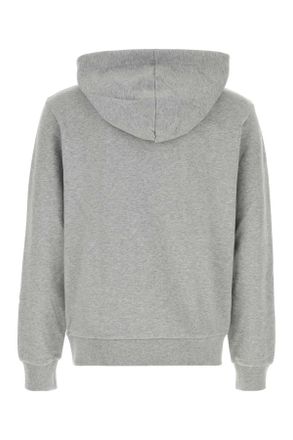 A.P.C. Unisex Standard Hoodie Gray Cotton Elastane Sweater