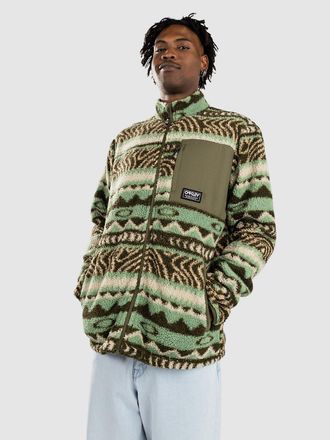 Oakley Mountain Fire Sherpa Sweatjacke gr&uuml;n