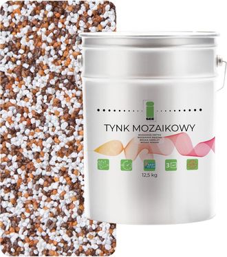 OEM Mosaico De Resina Frotada Marr&oacute;n, Yeso, Clase 1, 12,5 Kg, Resistente A Las Heladas