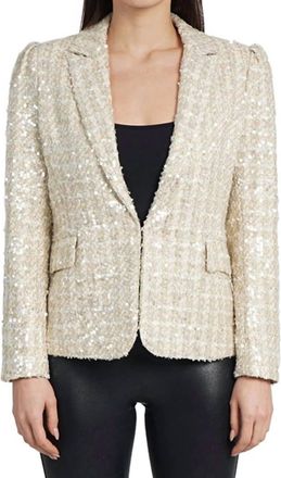 Love Token Jensen Blazer In Beige