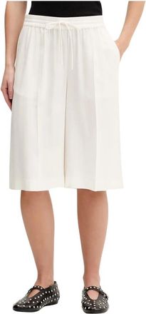 Karl Lagerfeld Shorts met trekkoord - Dames - Korte Broeken - Beige - S - Korte Broeken