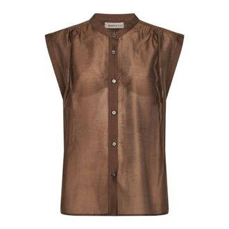 Blanca Vita Shirts, female, Brown, Size: M Calicia Blouse