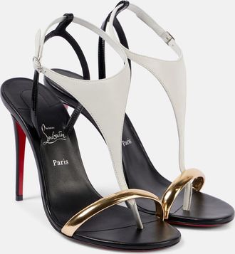 Christian Louboutin Athina 100 leather sandals