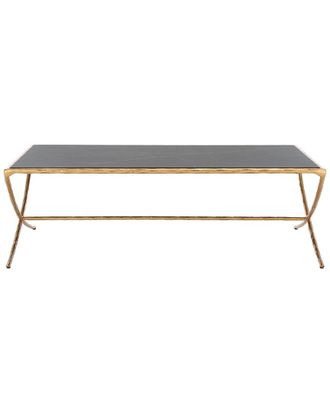 Safavieh Couture Debbie Rectangle Metal Coffee Table