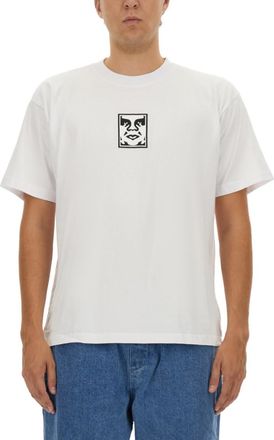 Obey White Crew Neck T-Shirt