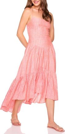 Susana Monaco Drop Waist High-Low Maxi Dress in Extra at Nordstrom, Size X-Small