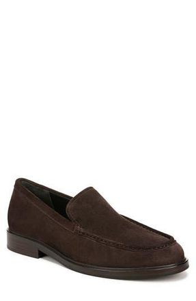 Vince Men Miles Suede Moccasin-style Loafer Slip on Shoes Cocoa Brown Size 8M Vince Men main image 3
